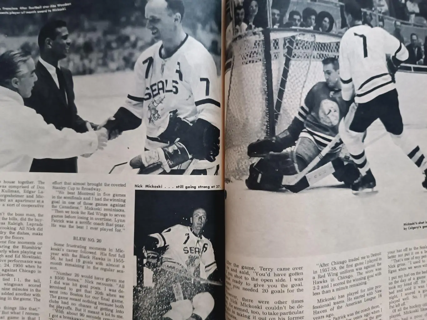ХОККЕЙ ЖУРНАЛ НХЛ NHL 1964 APRIL HOCKEY ILLUSTRATED 6