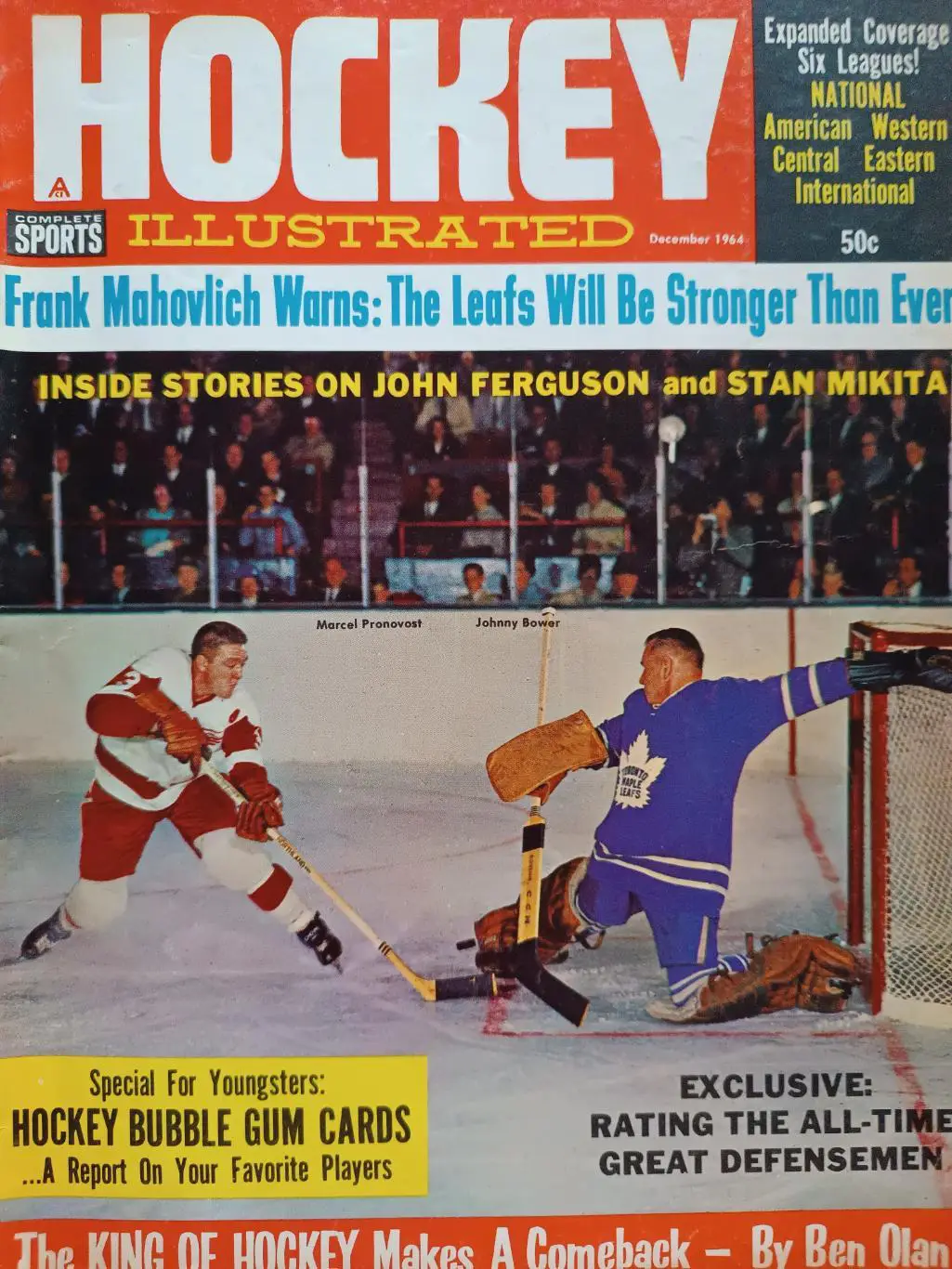 ХОККЕЙ ЖУРНАЛ НХЛ NHL 1964 DECEMBER HOCKEY ILLUSTRATED
