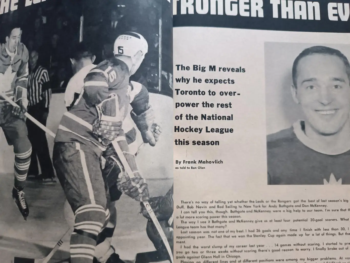 ХОККЕЙ ЖУРНАЛ НХЛ NHL 1964 DECEMBER HOCKEY ILLUSTRATED 2