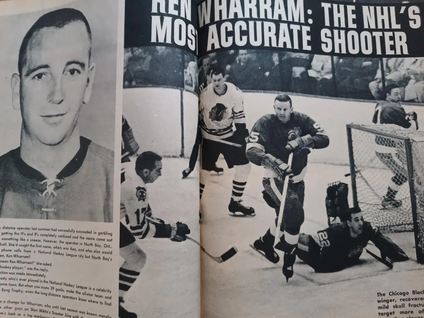 ХОККЕЙ ЖУРНАЛ НХЛ NHL 1965 JANUARY HOCKEY ILLUSTRATED 6