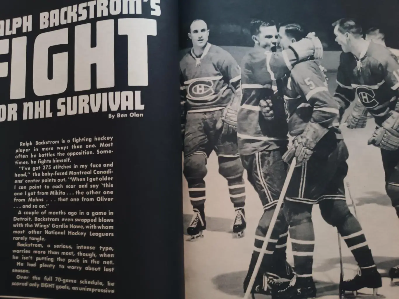 ХОККЕЙ ЖУРНАЛ НХЛ NHL 1965 MARCH HOCKEY ILLUSTRATED 2