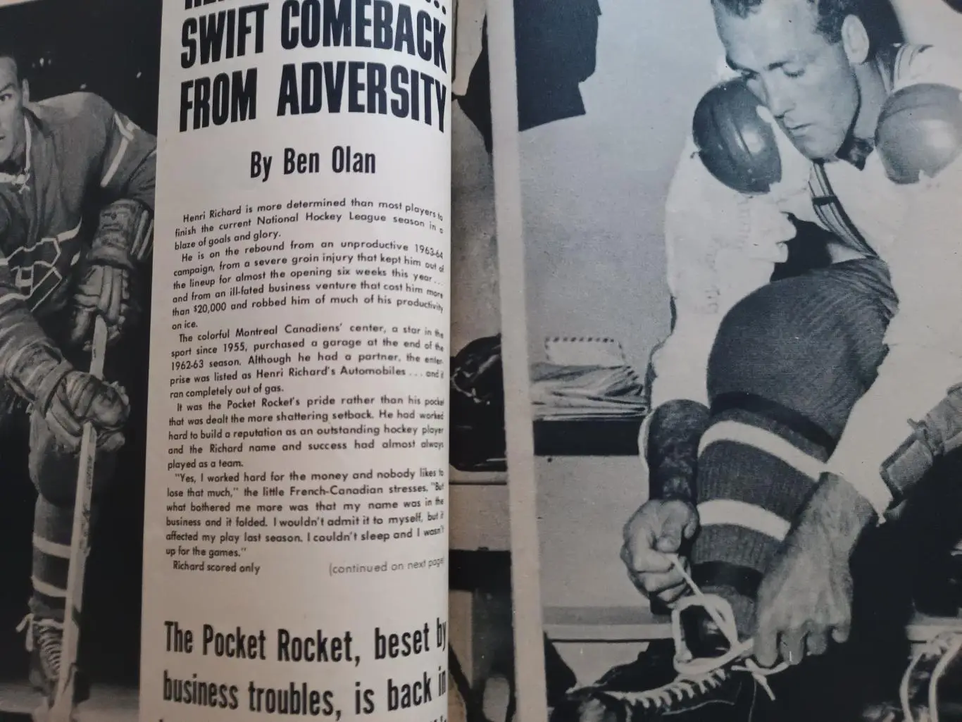 ХОККЕЙ ЖУРНАЛ НХЛ NHL 1965 APRIL HOCKEY ILLUSTRATED 3