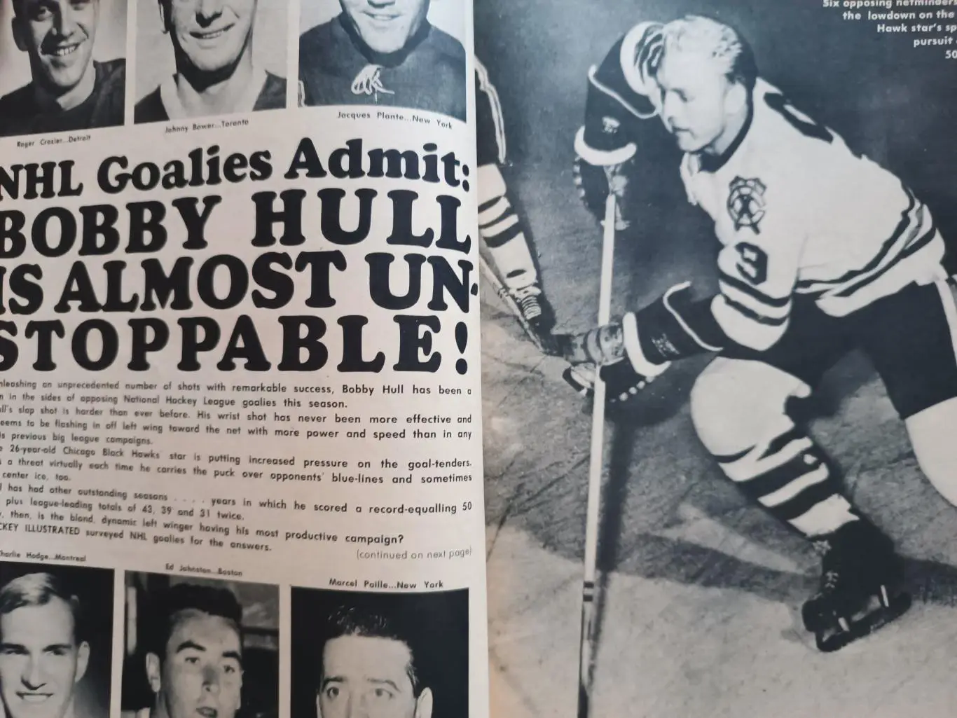 ХОККЕЙ ЖУРНАЛ НХЛ NHL 1965 APRIL HOCKEY ILLUSTRATED 2