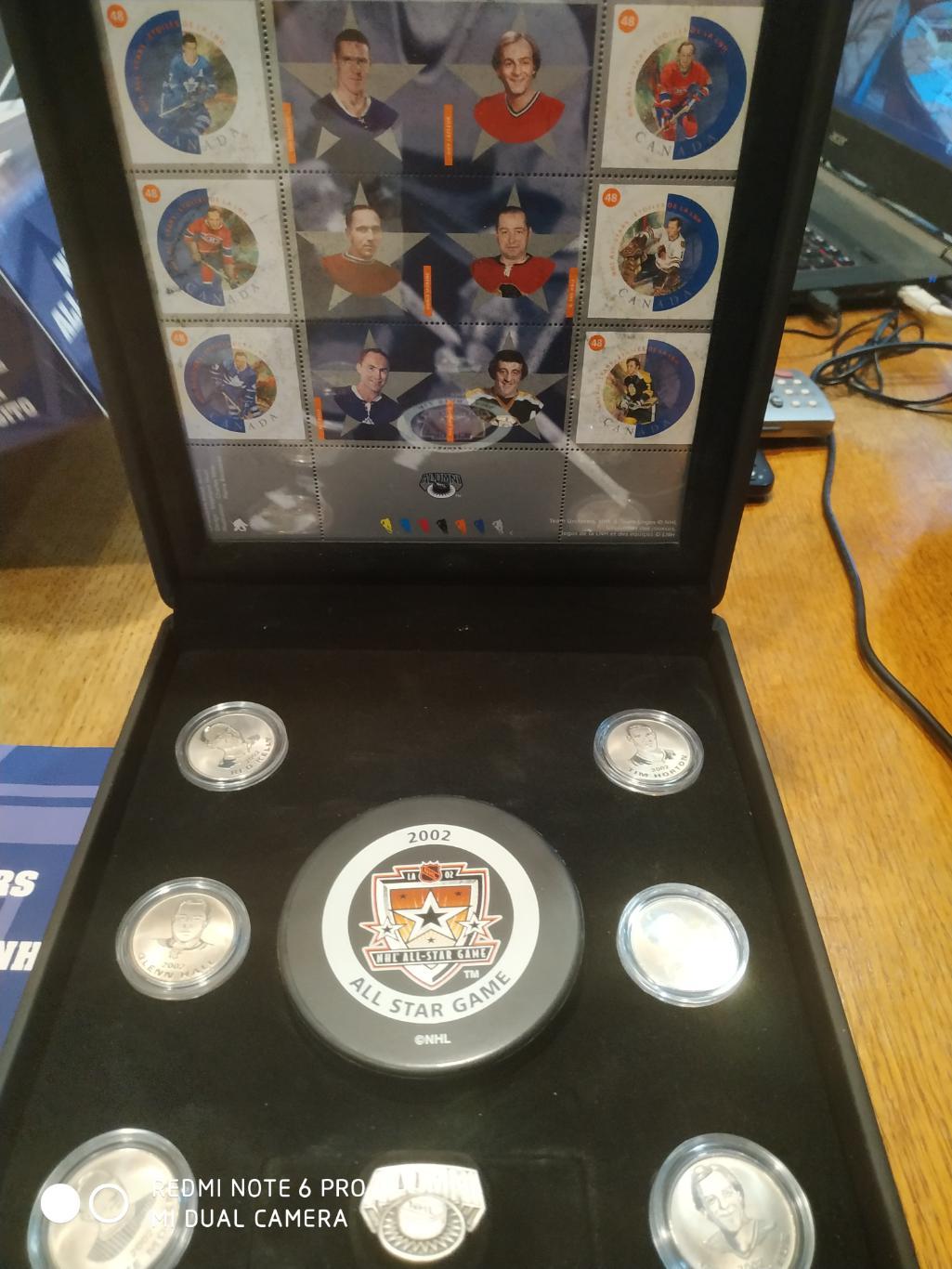 Подарочный Юбилейный Набор НХЛ 2004 NHL ALL STAR GAME commemorative set