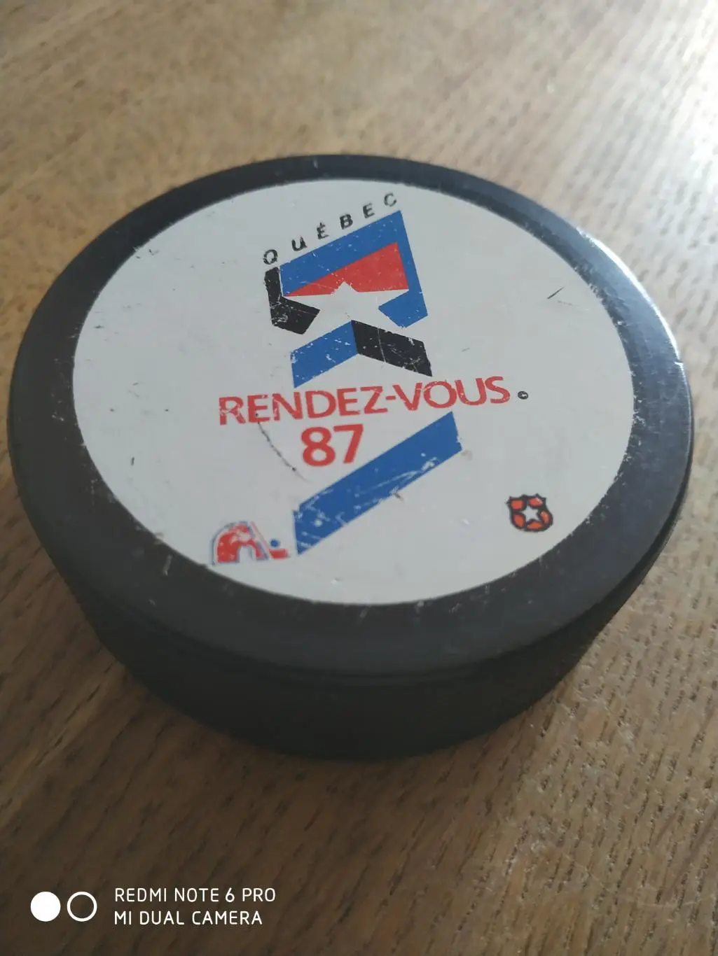 ШАЙБА ХОККЕЙНАЯ NHL 1987 QUEBEC RANDEZ-VOUS СССР