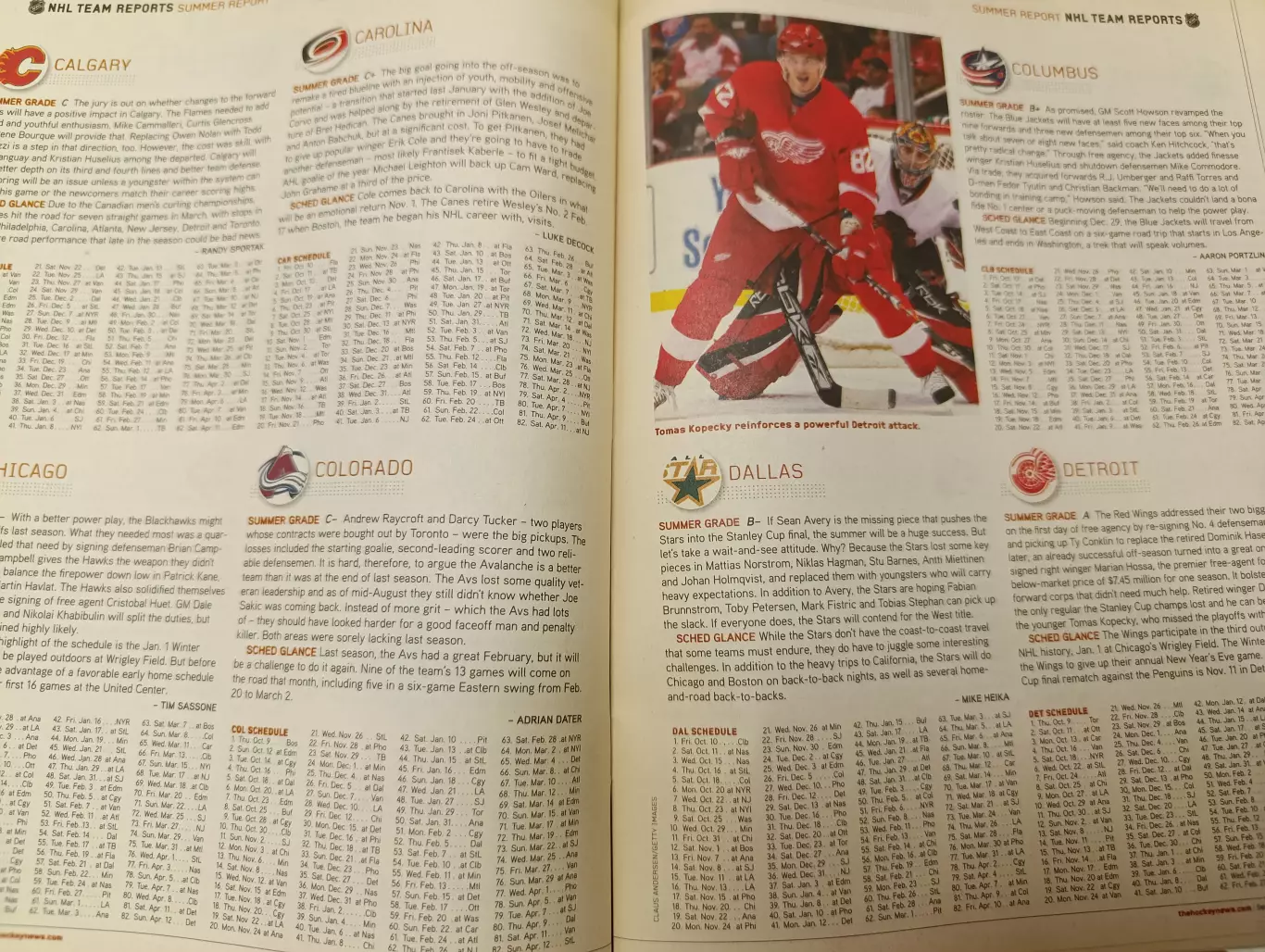 ХОККЕЙ ЖУРНАЛ НХЛ NHL THE HOCKEY NEWS SEPTEMBER 2, 2008 VOL 62 № 02 6