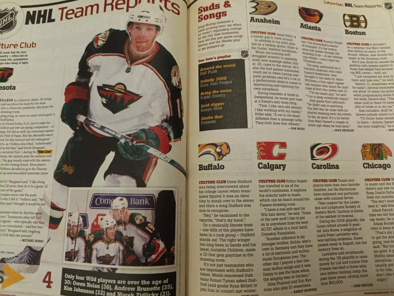 ХОККЕЙ ЖУРНАЛ НХЛ NHL THE HOCKEY NEWS DECEMBER 1, 2008 VOL 62 № 11 6