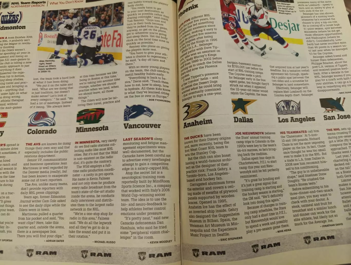 ХОККЕЙ ЖУРНАЛ НХЛ NHL THE HOCKEY NEWS OCTOBER 11, 2010 VOL 64 № 6 6