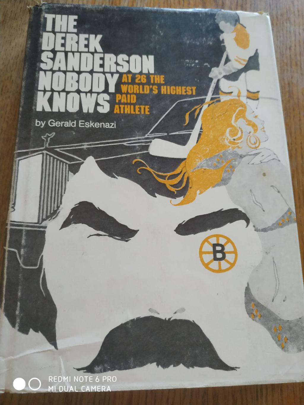 ХОККЕЙ СПРАВОЧНИК НХЛ NHL 1973 DEREK SANDERSON NOBODY KNOWS by GERALD ESKENAZI
