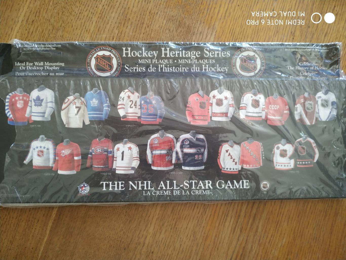 МИНИ ПАННО МАТЧ ЗВЕЗД НХЛ 2000 NHL ALL STARS GAME JERSEY PLAQUE