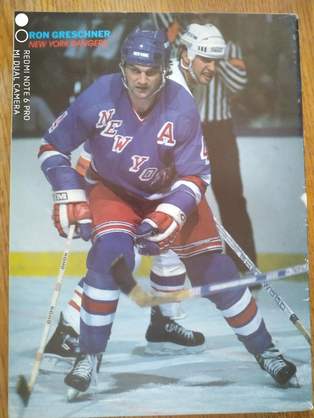 ХОККЕЙ ЖУРНАЛ НХЛ NHL 1987 FEBRUARY HOCKEY STARS VOL.3 №3 1