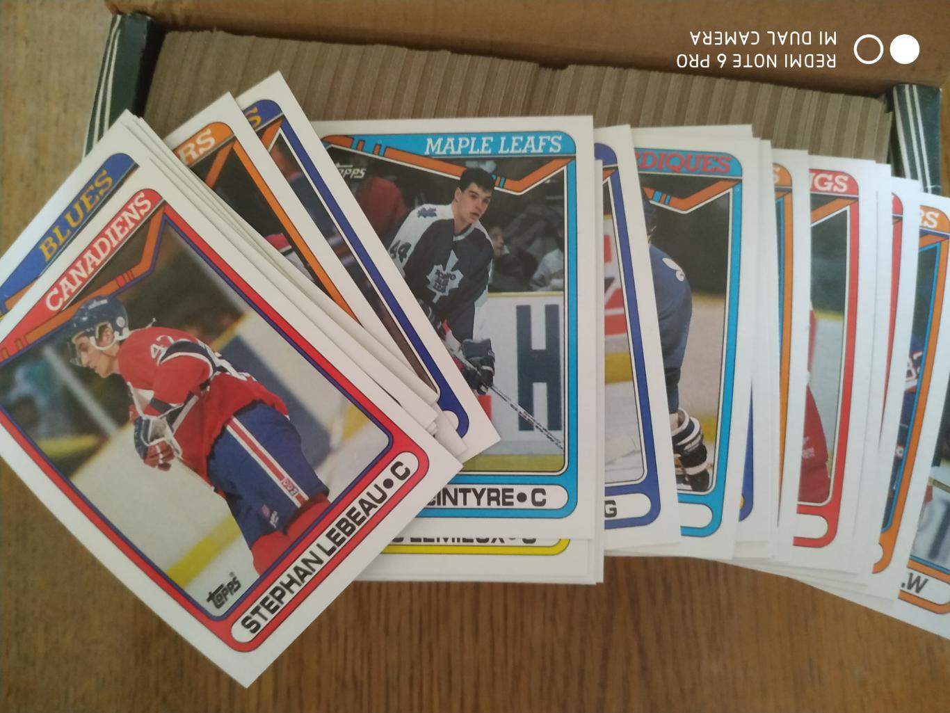 ХОККЕЙ НАБОР КАРТОЧЕК НХЛ 1990-91 TOPPS OFFICIAL COMPLETE SET HOCKEY CARD #1-396 6