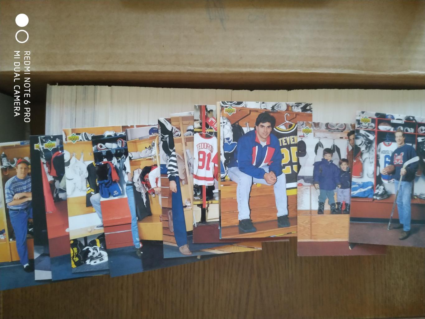 ХОККЕЙ НАБОР КАРТОЧЕК НХЛ 1992-93 UPPERDECK OFFICIAL HOCKEY CARD SET #1-640 2