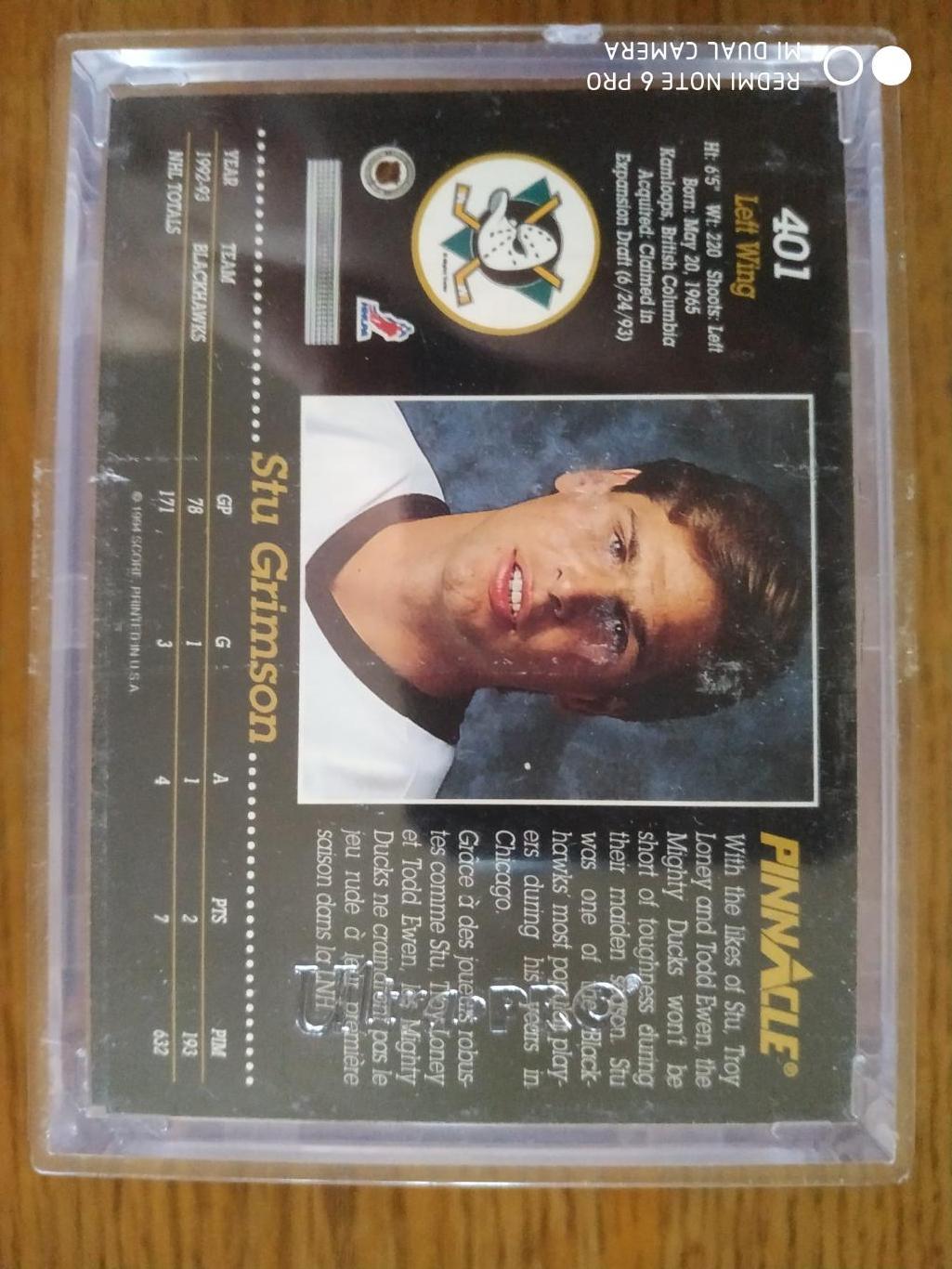 ХОККЕЙ НАБОР КАРТОЧЕК НХЛ 1993-94 PINNACLE OFFICIAL HOCKEY CARD SET #401-459