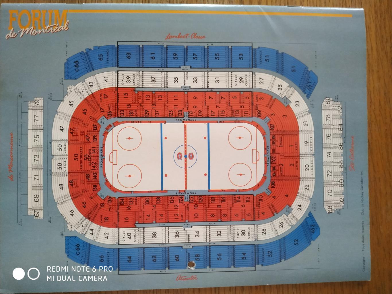 ХОККЕЙ Календарь НХЛ 1986-87 NHL CHAMPIONS MONTREAL CANADIENS OFFICIAL CALENDAR 7