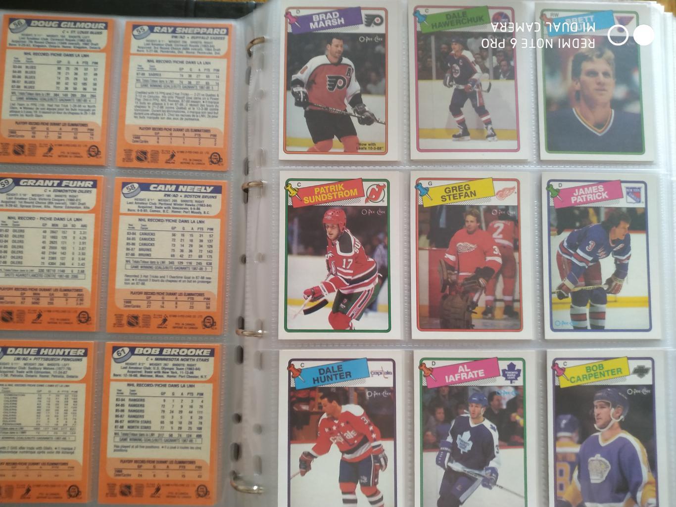 Набор Карточек НХЛ NHL 1988-89 OPC OFFICIAL COMPLETE SET HOCKEY CARD #1-264 2