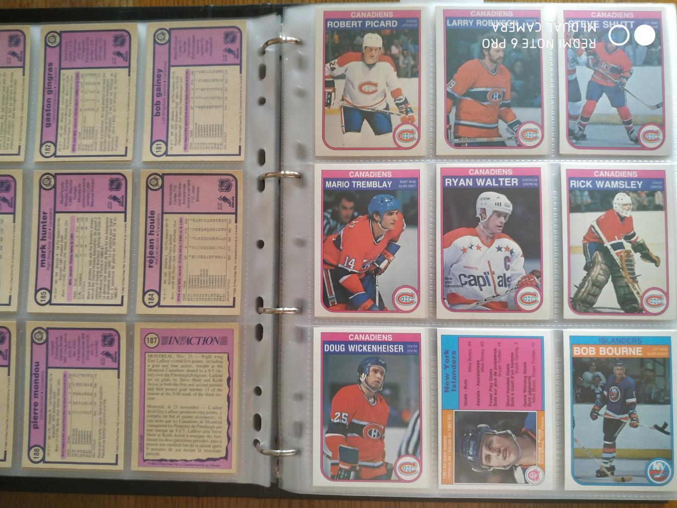 Набор Карточек НХЛ NHL 1982-83 OPC OFFICIAL COMPLETE SET HOCKEY CARD #1-396 3