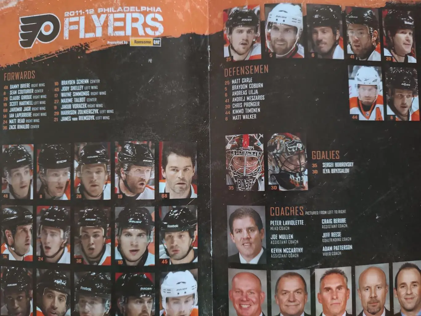 ПРОГРАММА МАТЧА НХЛ 2012 NHL PHILADELPHIA WINTER CLASSIC IN PICTURE 3