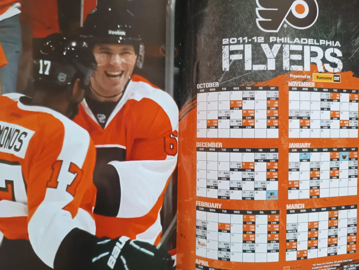 ПРОГРАММА МАТЧА НХЛ 2012 NHL PHILADELPHIA WINTER CLASSIC IN PICTURE 6