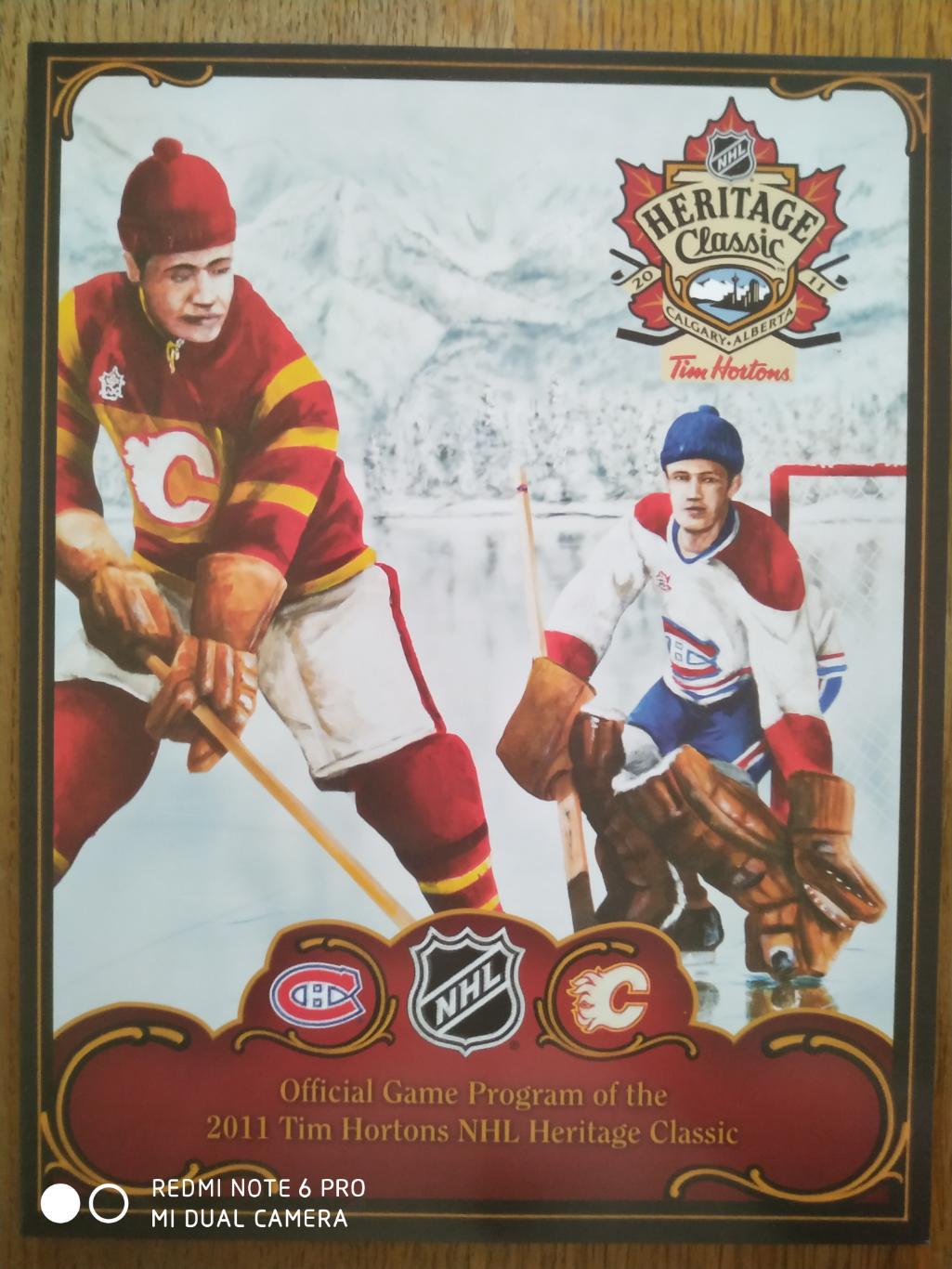 ПРОГРАММА МАТЧА НХЛ БИЛЕТ 2011 TIM HORTONS NHL HERITAGE CLASSIC + TICKET BONUS 6