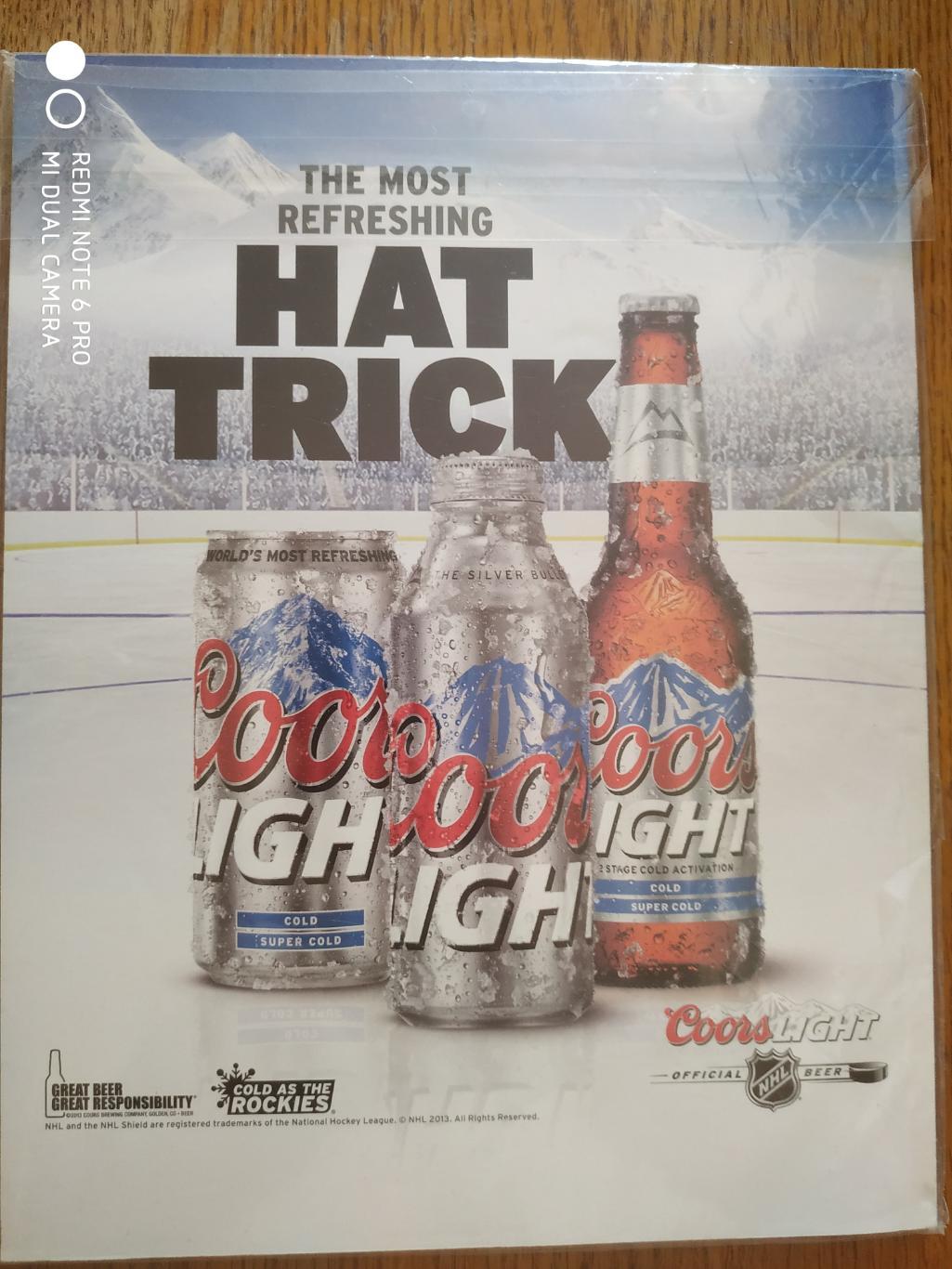 ПРОГРАММА МАТЧА НХЛ 2014 JANUARY 25 COORS LIGHT NHL STADIUM SERIES GAME PROGRAM 1