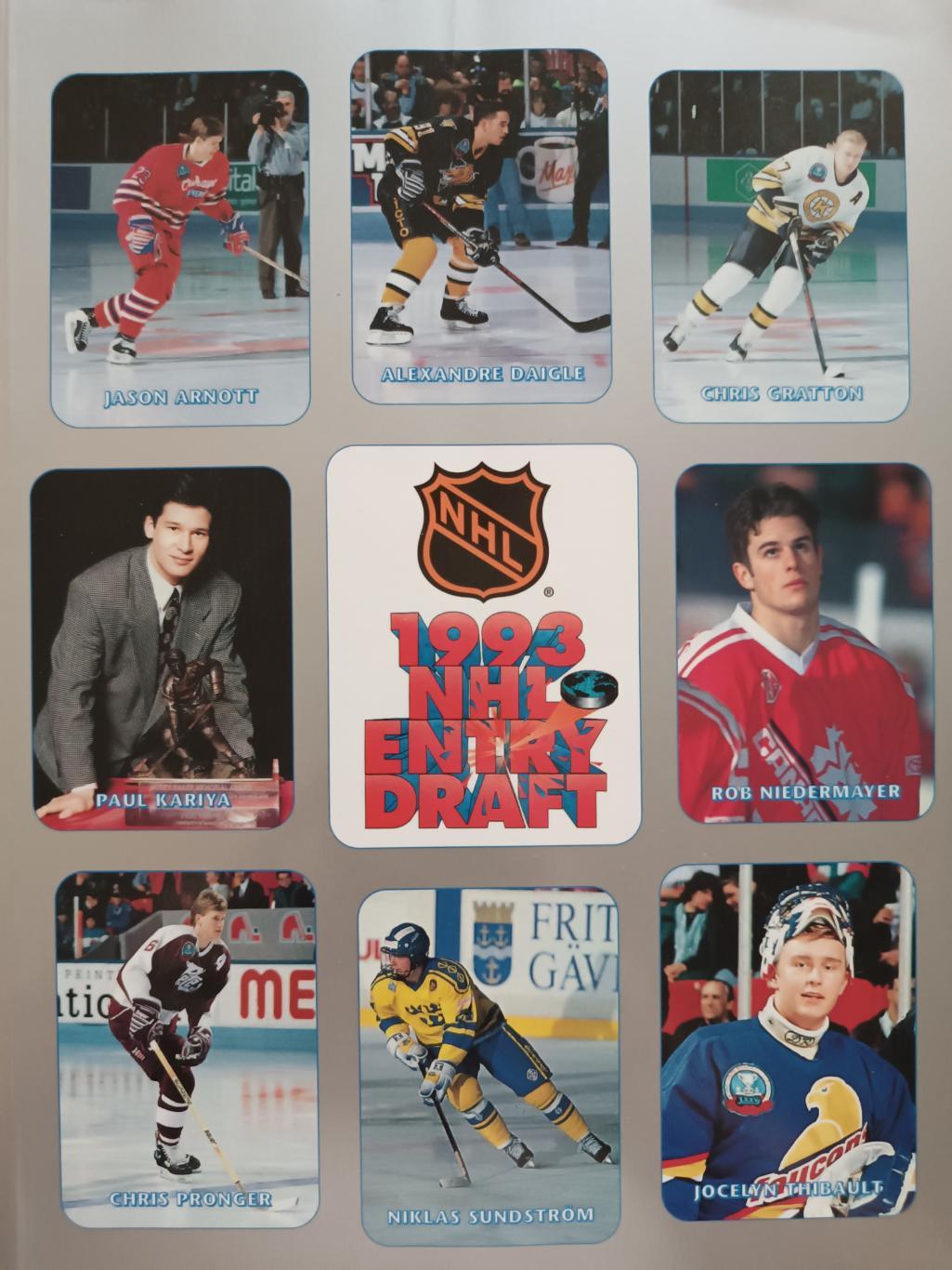 ПРОГРАММА МАТЧА НХЛ 1993 NHL ENTRY DRAFT PROGRAM GAME