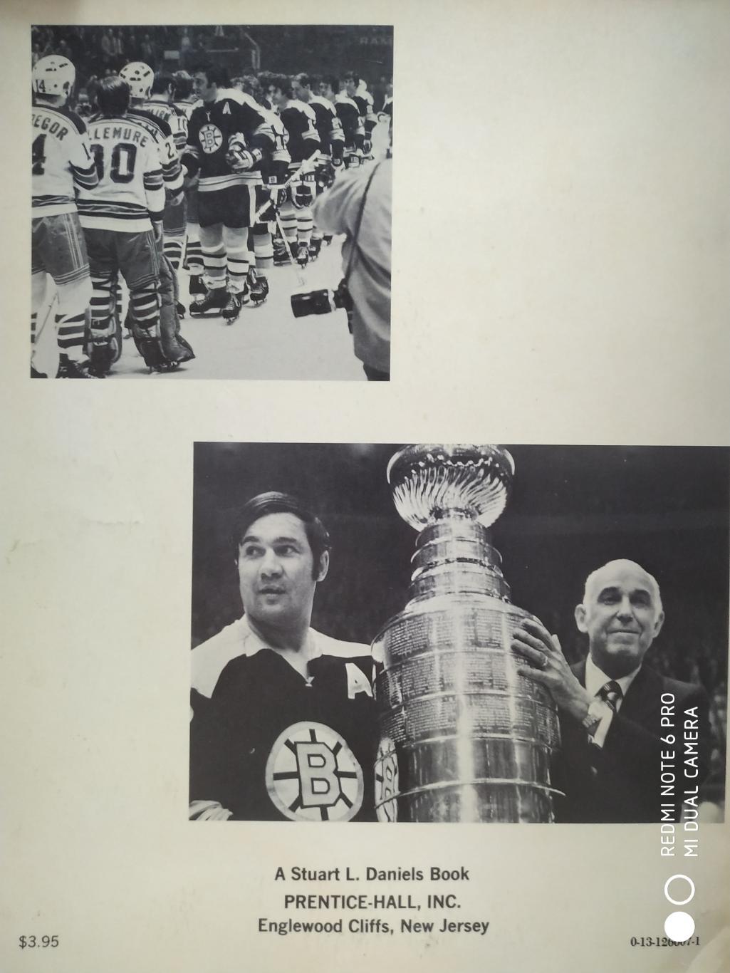 ПРОГРАММА НХЛ NHL 1972 THE CHAMPION BRUINS STANLEY CUP WINNERS by STAN FISCHLER 4