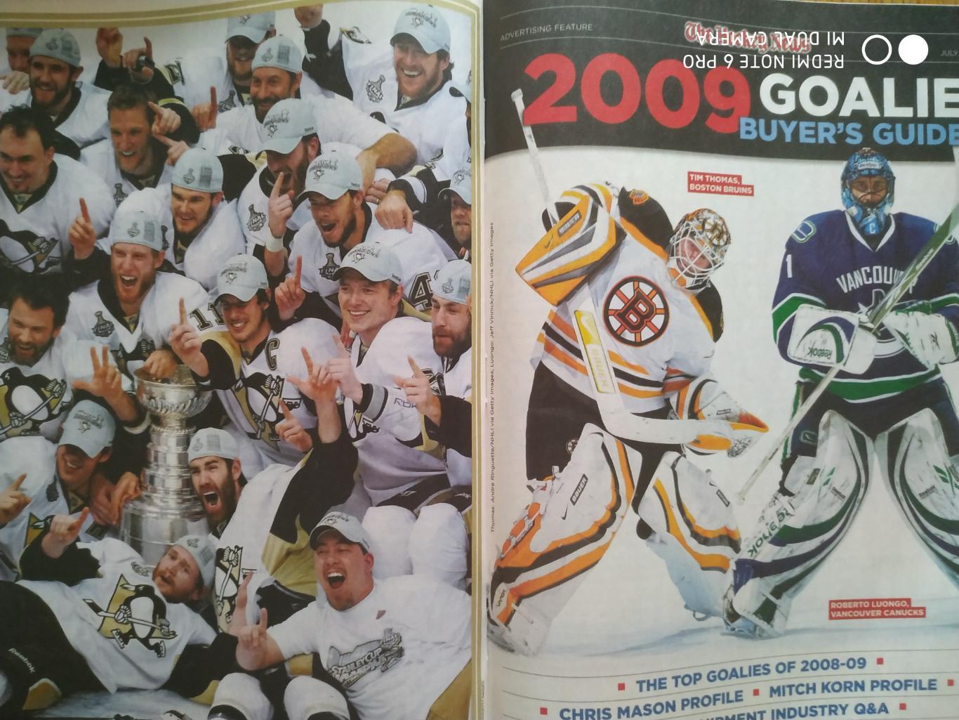 ЖУРНАЛ НХЛ NHL 2009 JULY 6 THE HOCKEY NEWS STANLEY CUP ISSUE VOL.63 №1 2