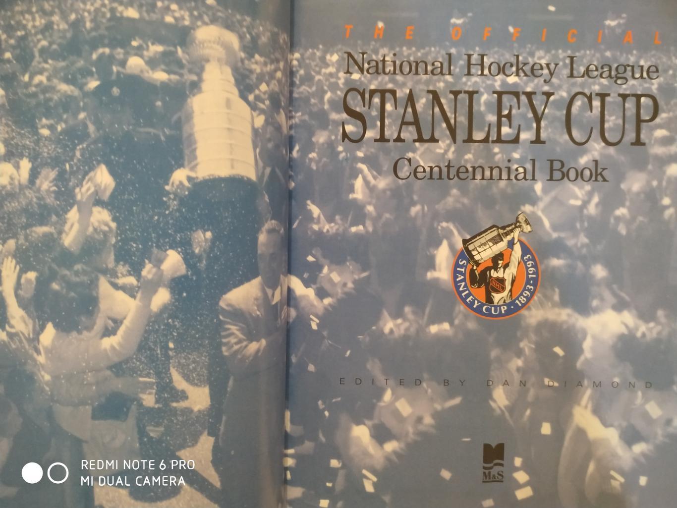КНИГА АЛЬБОМ НХЛ 1893-1993 NHL STANLEY CUP CENTENNIAL BOOK by DAN DIAMOND 1