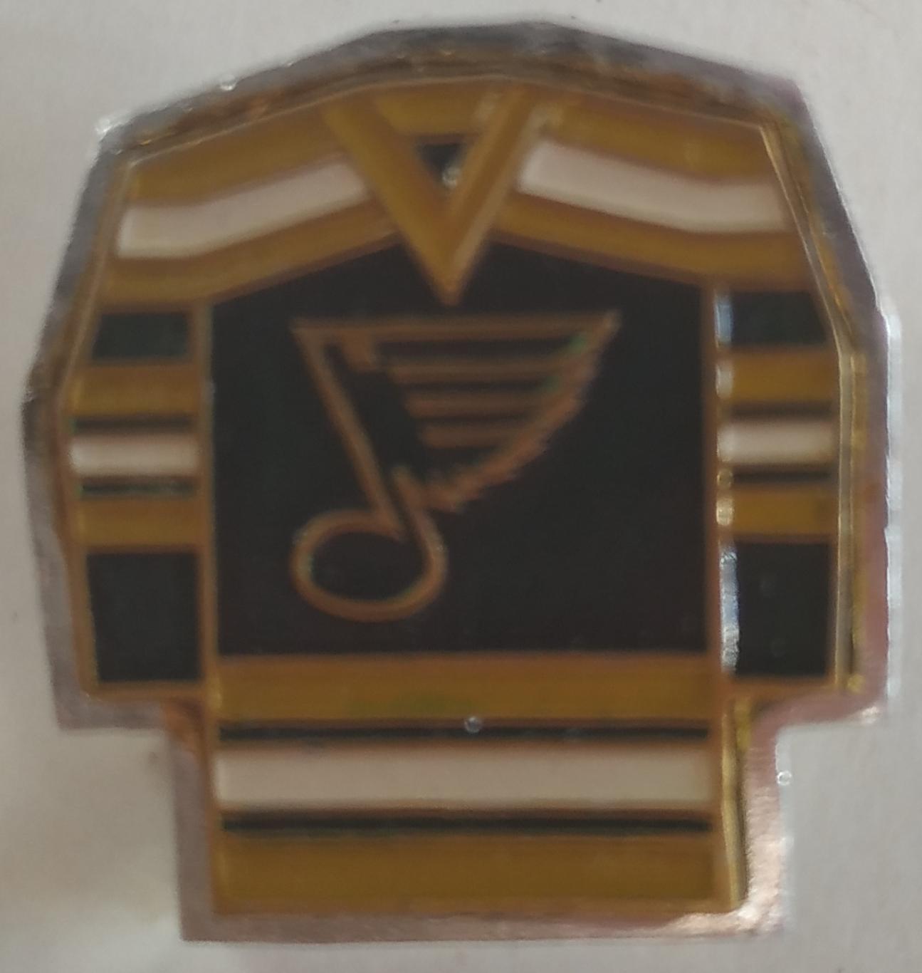 1976 ЗНАЧОК ХОККЕЙ НХЛ NHL ST. LOUIS BLUES HOCKEY PIN