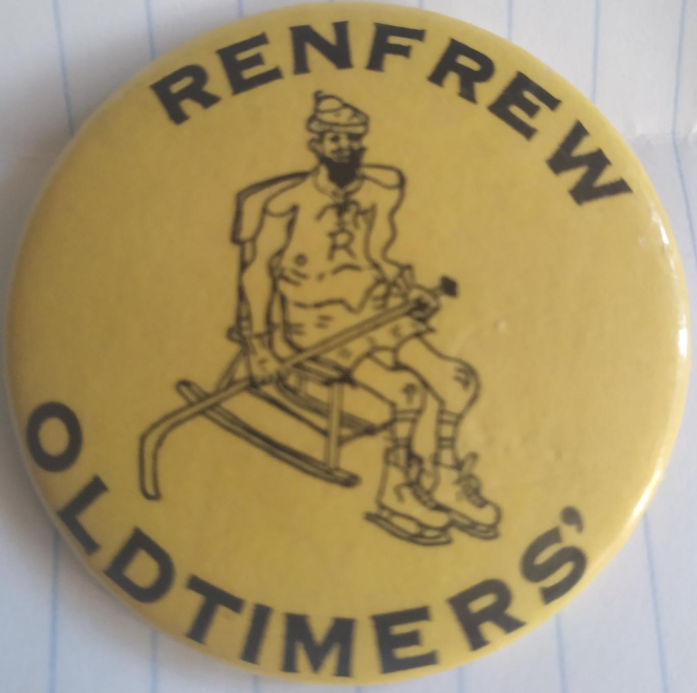 1979 ЗНАЧОК НХЛ ХОККЕЙ NHL RANFREW OLDTIMERS HOCKEY PIN