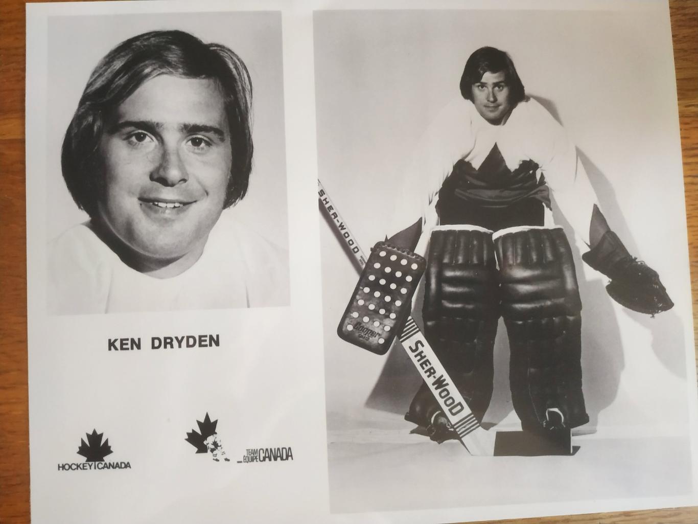 ФОТО КЕН ДРАЙДЕН КОМАНДА КАНАДЫ 1972 KEN DRYDEN TEAM CANADA