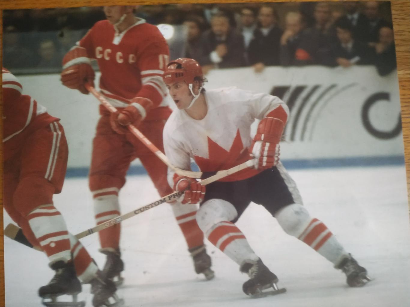 ЦВЕТНОЕ ФОТО ПОЛ ХЭНДЕРСОН КОМАНДА КАНАДЫ 1972 PAUL HENDERSON TEAM CANADA FOTO