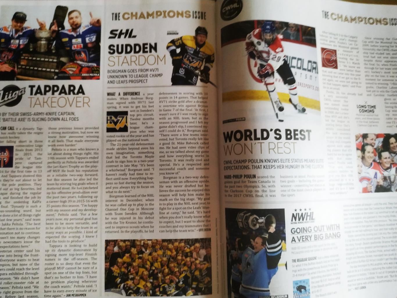 ЖУРНАЛ 2017 AUG 21 THE HOCKEY NEWS STANLEY CUP CHAMPIONS HISTORY IS MADE 7