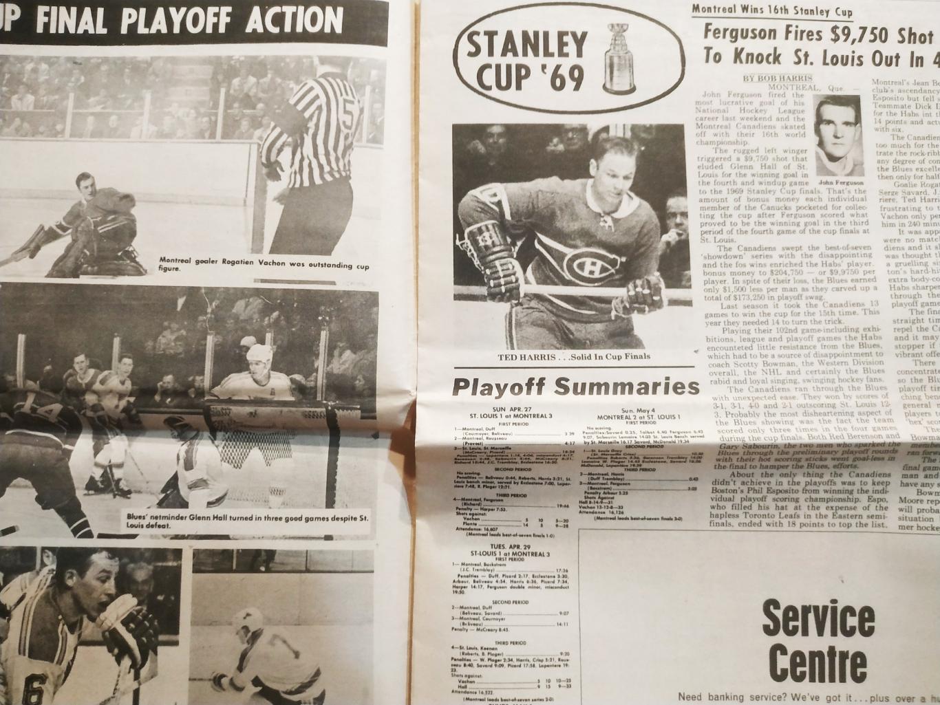 ХОККЕЙ ЖУРНАЛ ЕЖЕНЕДЕЛЬНИК НХЛ НОВОСТИ ХОККЕЯ NHL MAY 10 1969 THE HOCKEY NEWS 1
