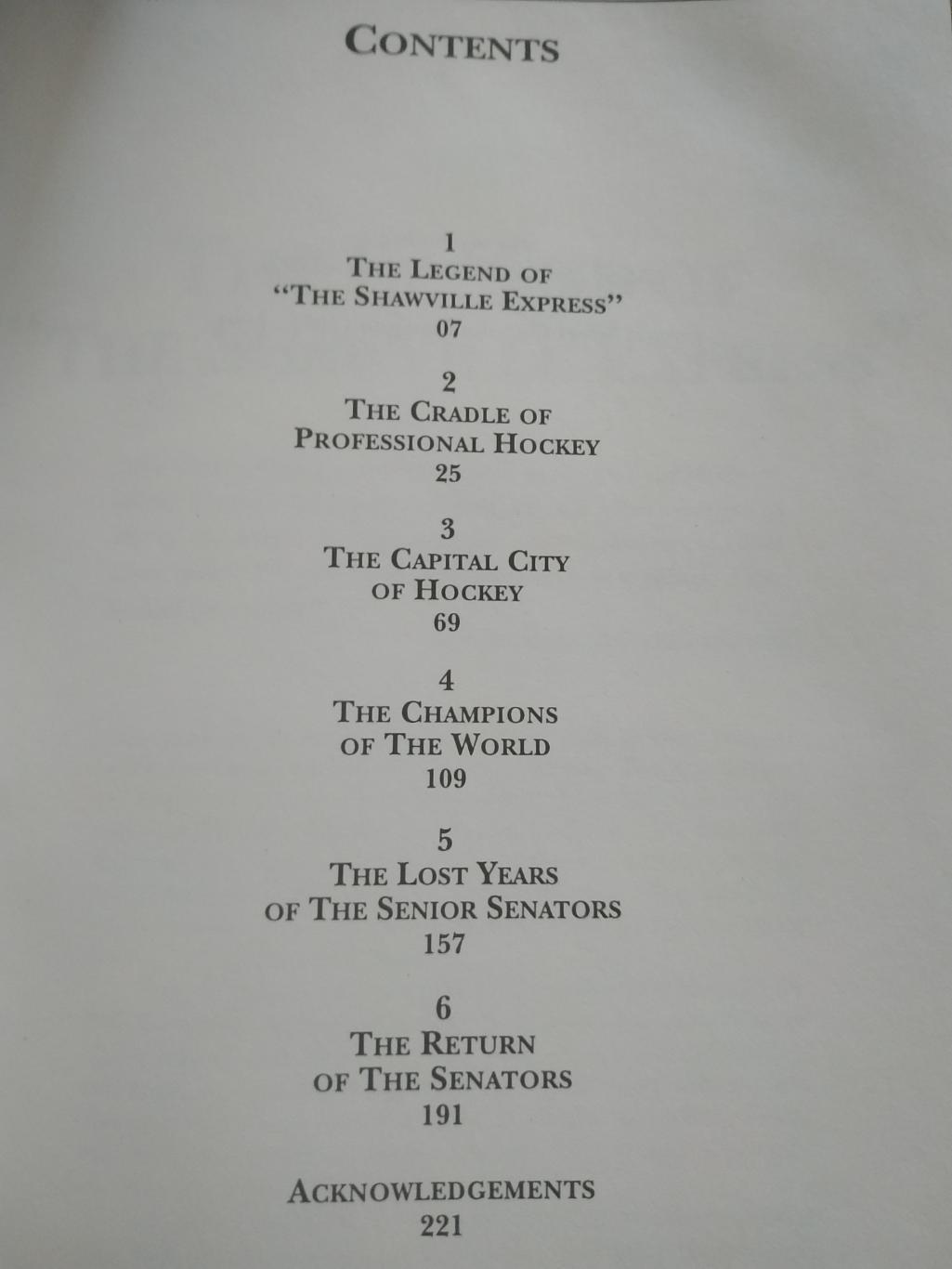 ХОККЕЙ КНИГА НХЛ 1992 OLD SCORES NEW GOAL THE STORY OF THE OTTAWA SENATORS 1