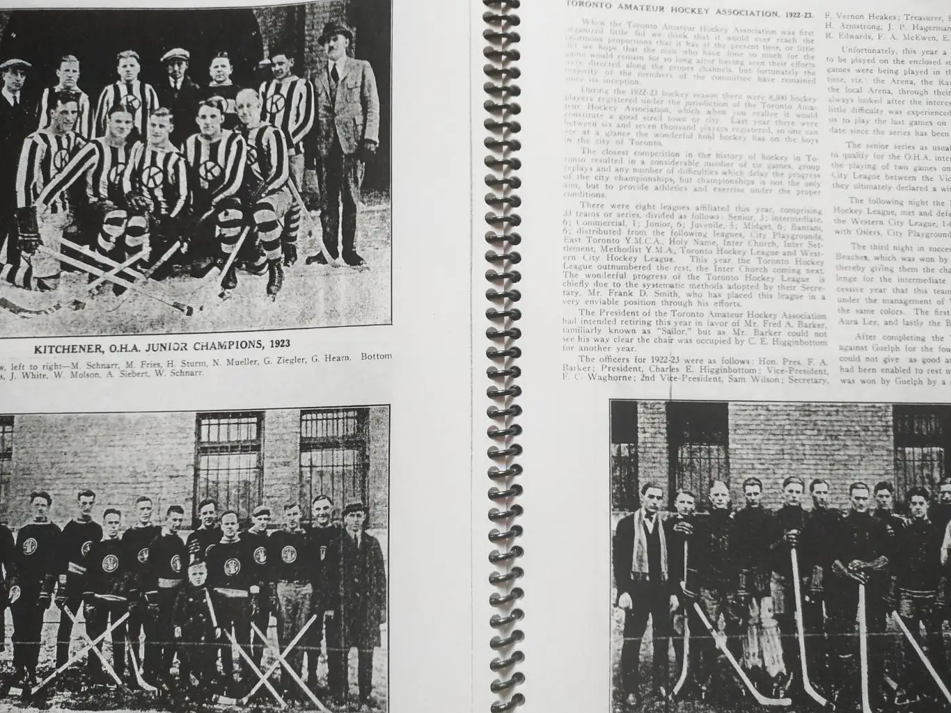 ХОККЕЙ КНИГА НХЛ ХОККИ ПИКТОРИАЛ NHL 1926 HOCKEY PICTORIAL BOOK OF CHAMPIONS REP 3