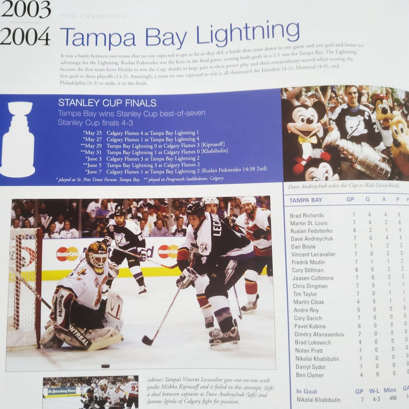 ХОККЕЙ КНИГА ЛОРД СТЭНЛИ ЗАЛ СЛАВЫ NHL 2004 LORD STANLEY CUP HOCKEY HALL OF FAME 5