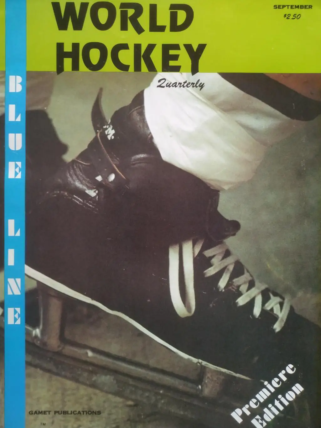 ХОККЕЙ ЖУРНАЛ МИР ХОККЕЯ ВХА WHA 1975 SEP WORLD HOCKEY MAGAZINE BLUE LINE