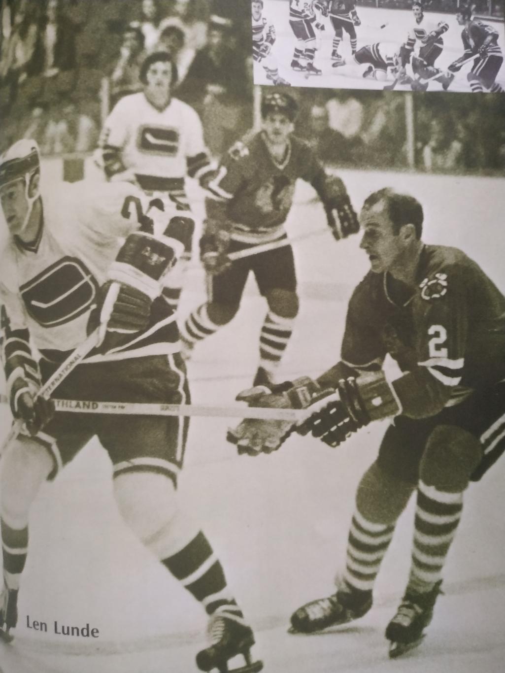 ХОККЕЙ ПРОГРАММА АЛЬБОМ ВАНКУВЕР НХЛ NHL 1970 OCT.31 VANCOUVER CANUCKS PROGRAM 5