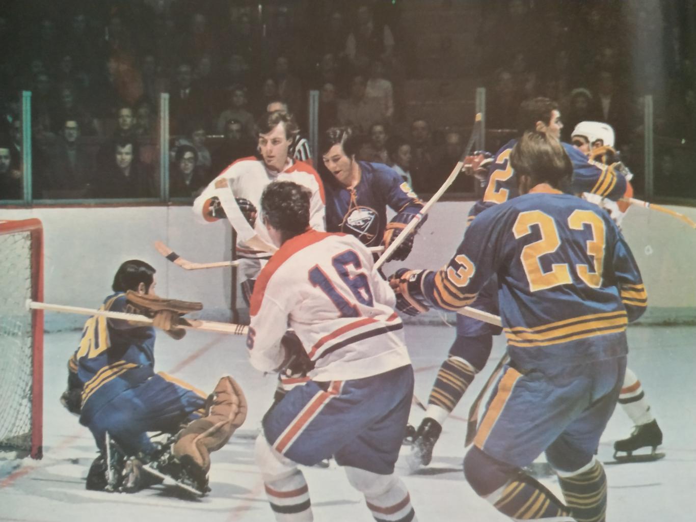ХОККЕЙ ПРОГРАММА АЛЬБОМ БАФФАЛО НХЛ NHL 1971 OCT.16 BUFFALO PROGRAM 5