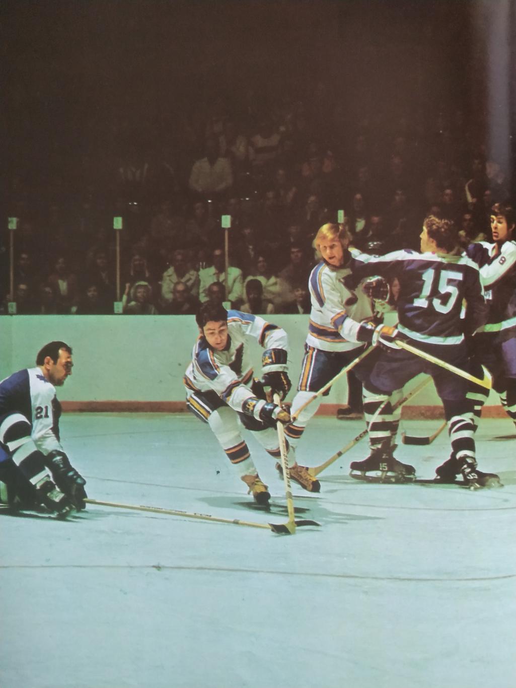 ХОККЕЙ ПРОГРАММА АЛЬБОМ СЕНТ ЛУИС НХЛ NHL 1971 NOV.03 ST. LOUIS PROGRAM 3