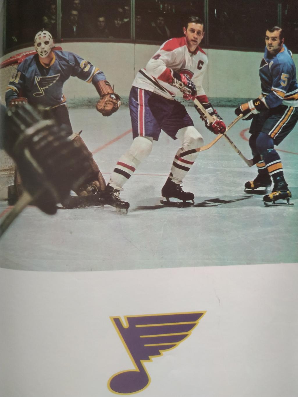 ХОККЕЙ ПРОГРАММА АЛЬБОМ СЕНТ ЛУИС НХЛ NHL 1971 NOV.03 ST. LOUIS PROGRAM 6