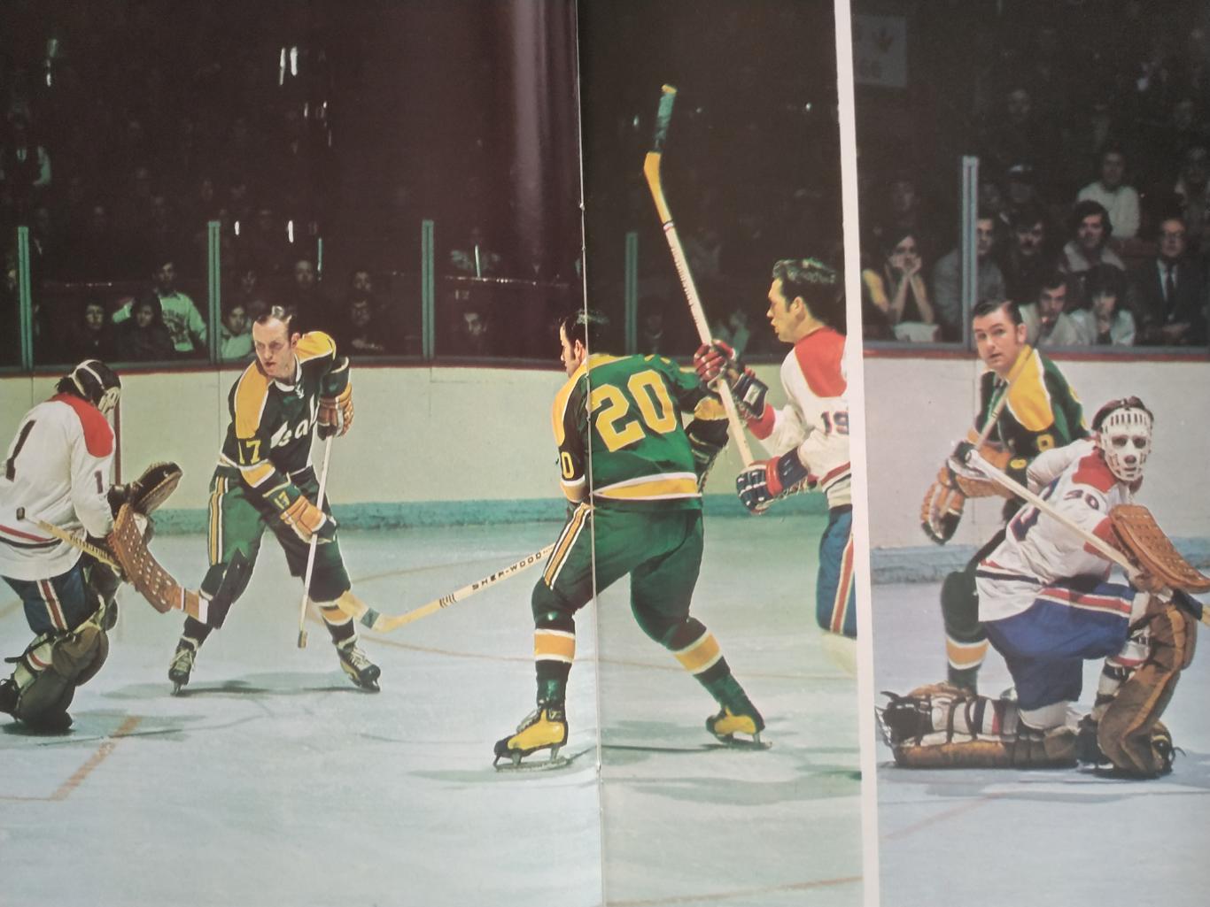 ХОККЕЙ ПРОГРАММА АЛЬБОМ КАЛИФОРНИЯ НХЛ NHL 1971 NOV.16 CALIFORNIA PROGRAM 4