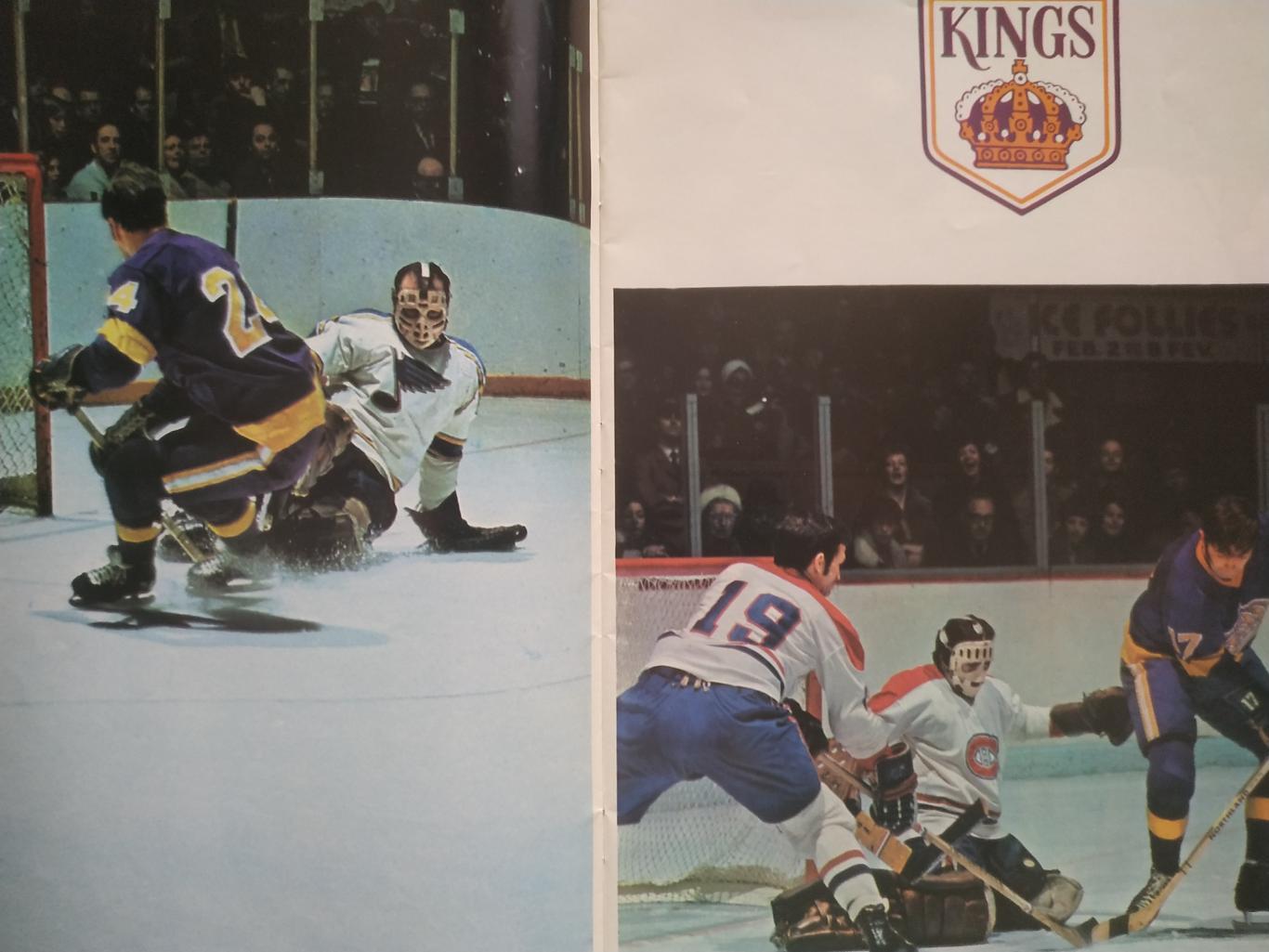 ХОККЕЙ ПРОГРАММА АЛЬБОМ ЛОС АНДЖЕЛЕС НХЛ NHL 1971 DEC.01 LOS ANGELES PROGRAM 2