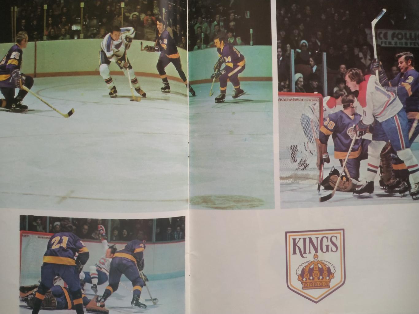ХОККЕЙ ПРОГРАММА АЛЬБОМ ЛОС АНДЖЕЛЕС НХЛ NHL 1971 DEC.01 LOS ANGELES PROGRAM 4