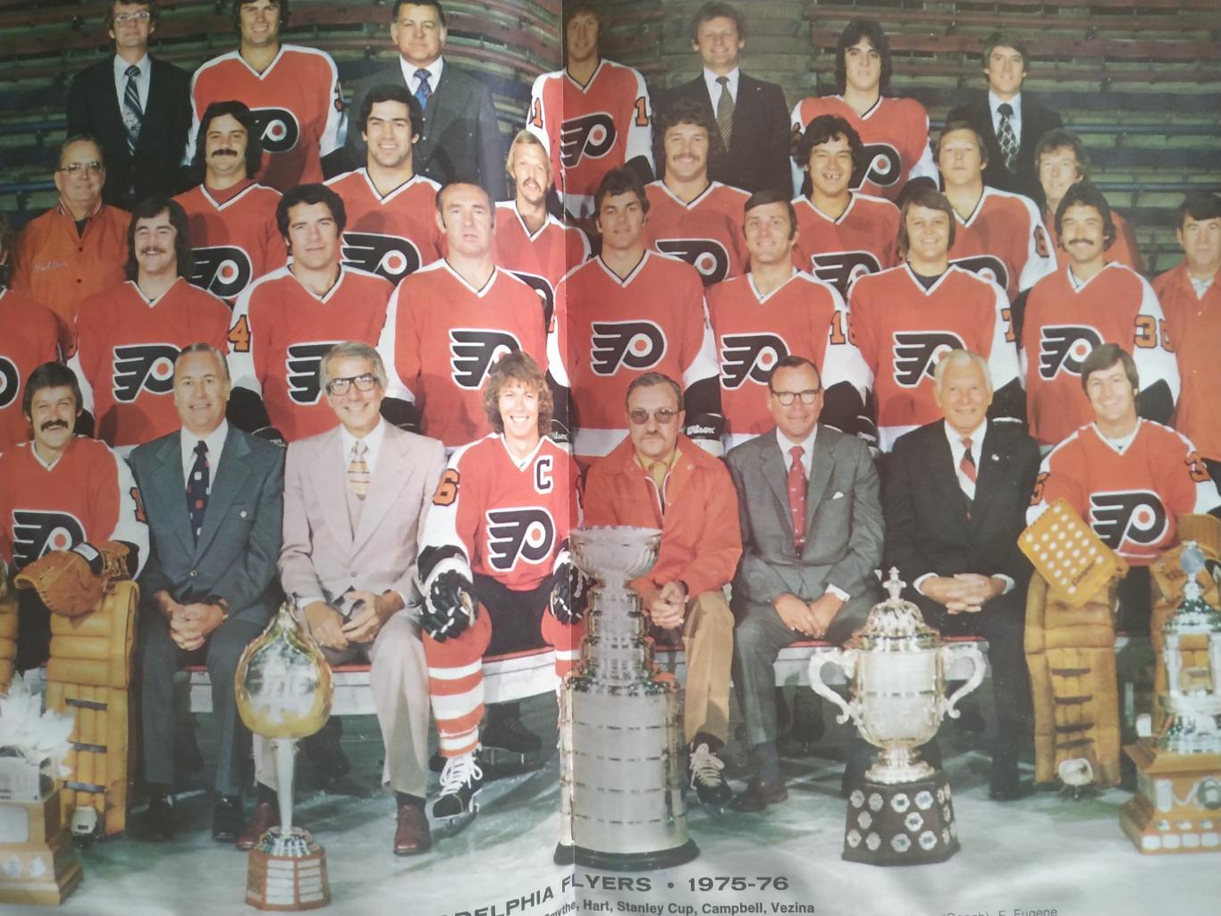 ХОККЕЙ СПРАВОЧНИК ЕЖЕГОДНИК НХЛ 1975-76 NHL PHILADELPHIA FLYERS YEARBOOK 4