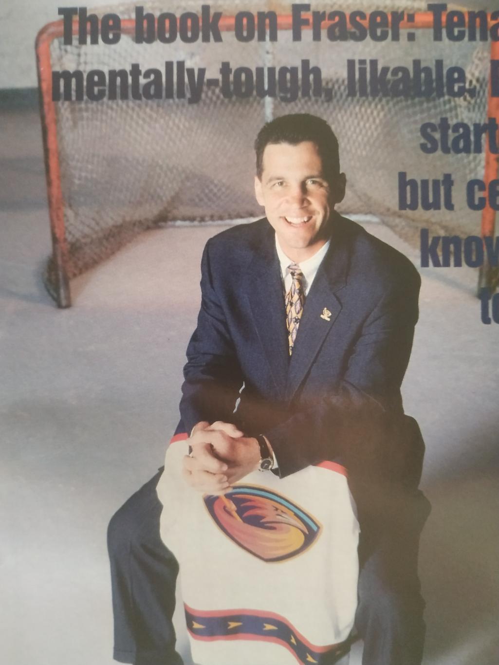 ХОККЕЙ ПРОГРАММА МАТЧА НХЛ NHL 1999-2000 ATLANTA THRASHERS INNAGURAL PROGRAM 6