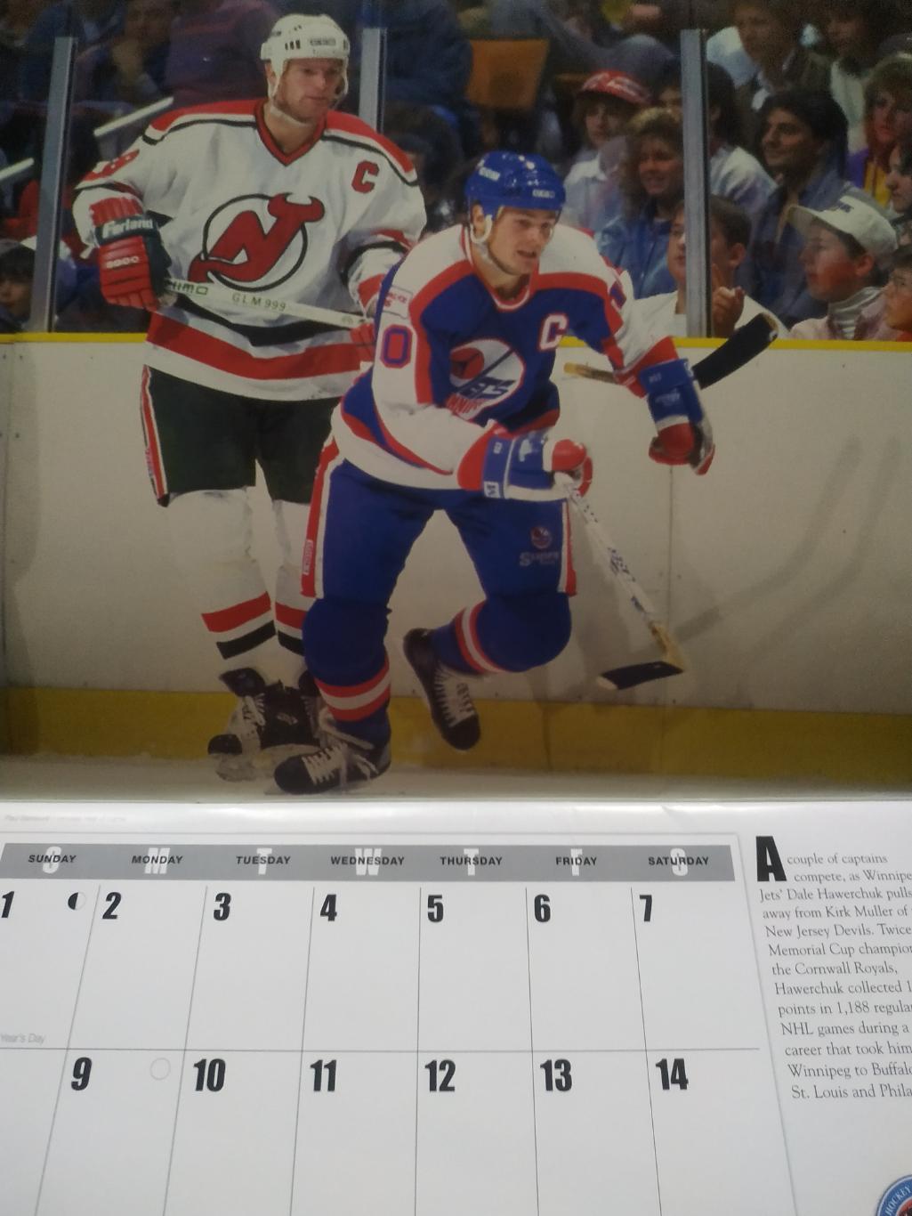 ХОККЕЙ КАЛЕНДАРЬ ЗАЛ СЛАВЫ НХЛ 2012 NHL HOCKEY HALL OF FAME OFFICIAL CALENDAR 1