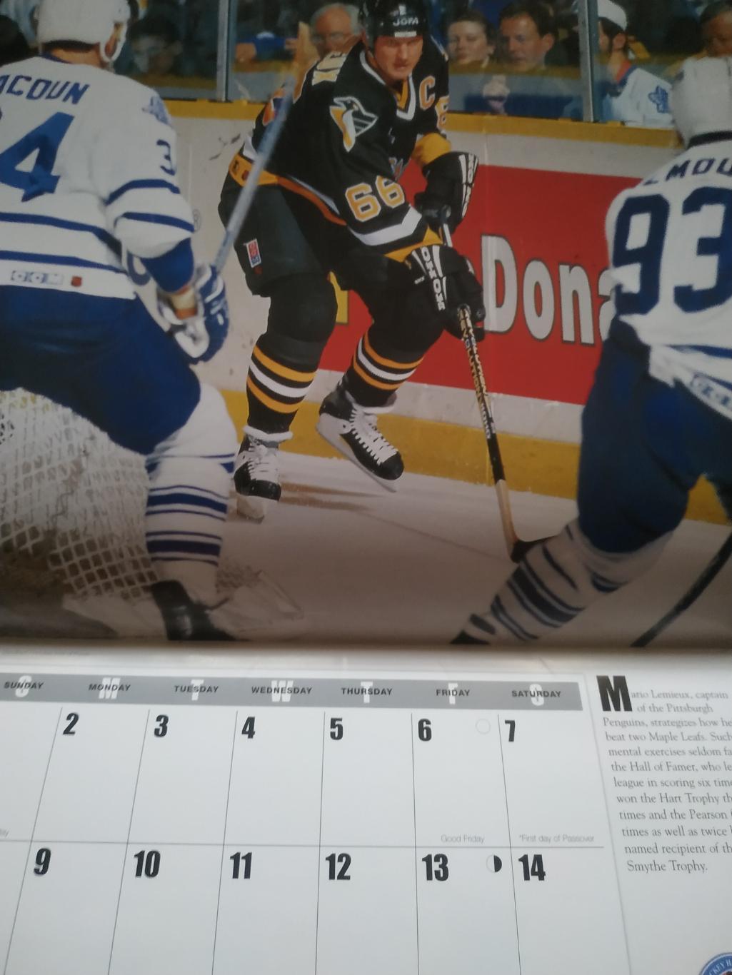 ХОККЕЙ КАЛЕНДАРЬ ЗАЛ СЛАВЫ НХЛ 2012 NHL HOCKEY HALL OF FAME OFFICIAL CALENDAR 2